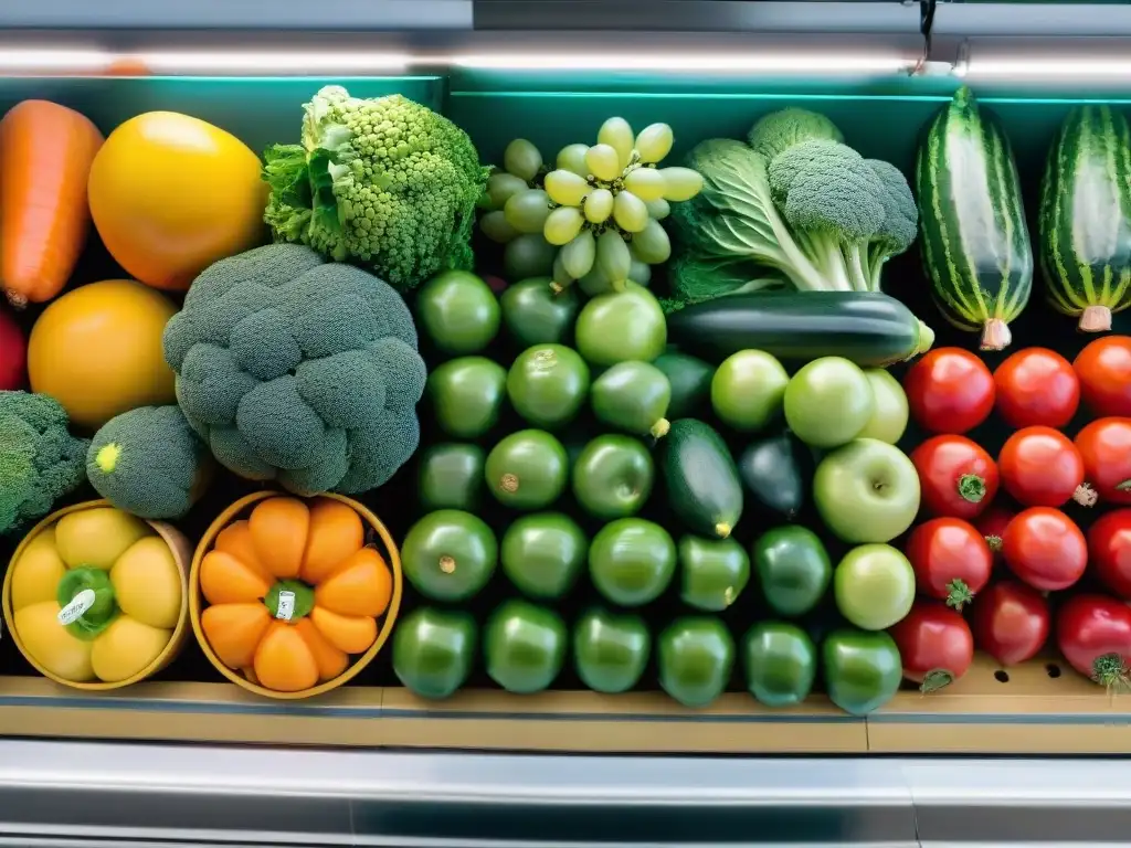 Una amplia variedad de productos saludables en un supermercado de Uruguay