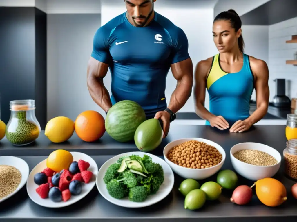 Atletas en Uruguay preparando nutritivas comidas deportivas