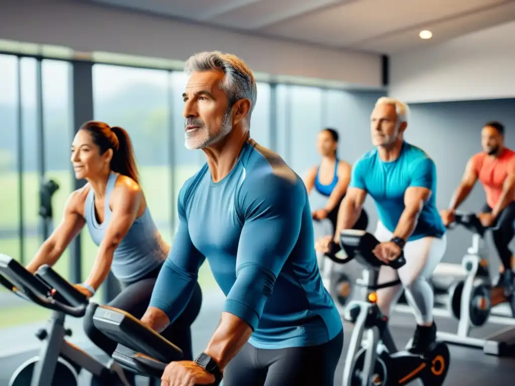 Atmósfera de bienestar y comunidad en un gimnasio moderno de Uruguay