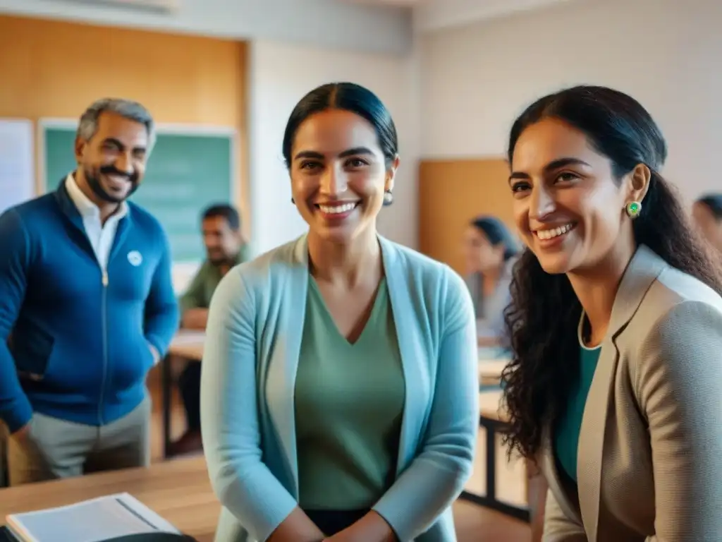 Un aula inclusiva en Uruguay: migrantes de diferentes culturas aprenden juntos