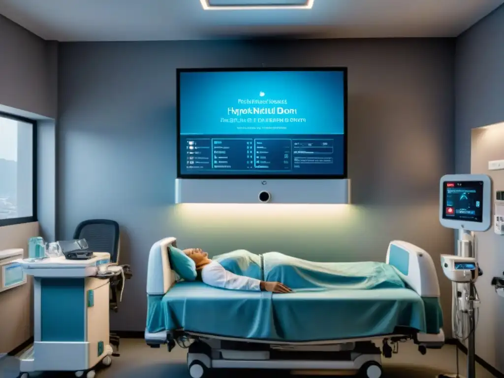 Avanzada tecnología en sala hospitalaria en Uruguay, fusionando innovación con cuidado compasivo en Seguros de salud en Uruguay