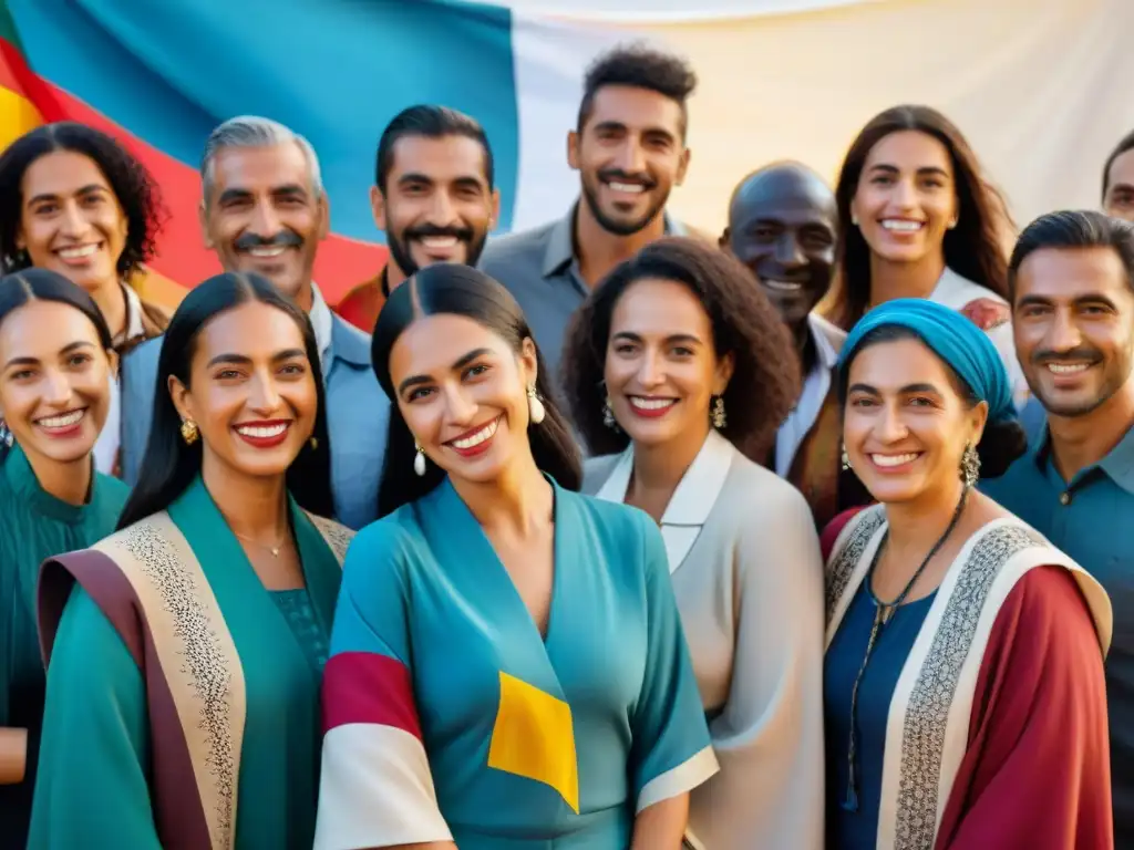 Celebración de la diversidad y la inclusión social de migrantes en Uruguay, unidos en armonía