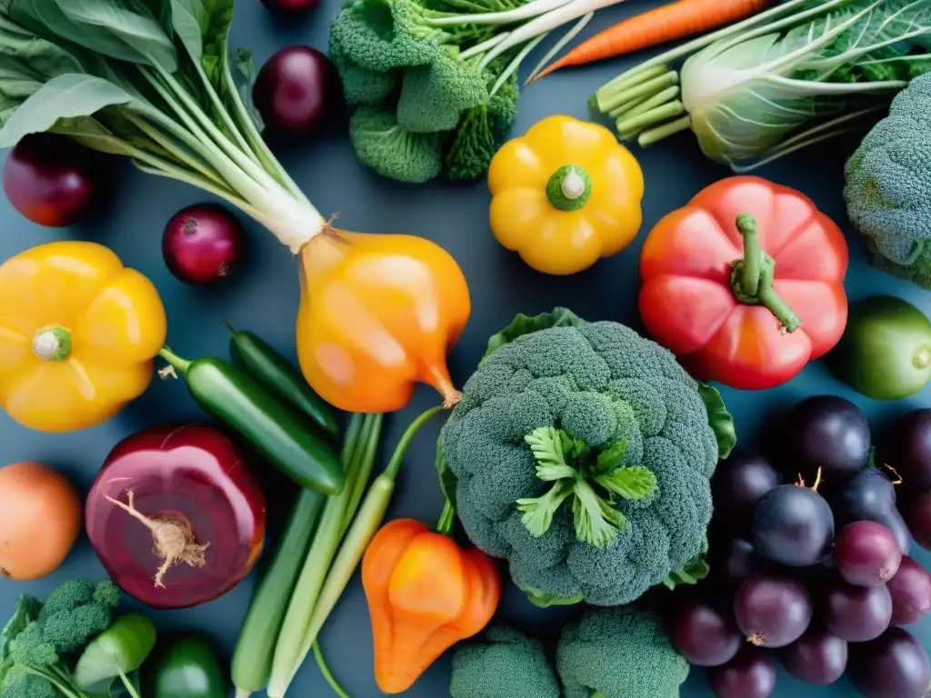 Deliciosa variedad de frutas y verduras frescas de Uruguay