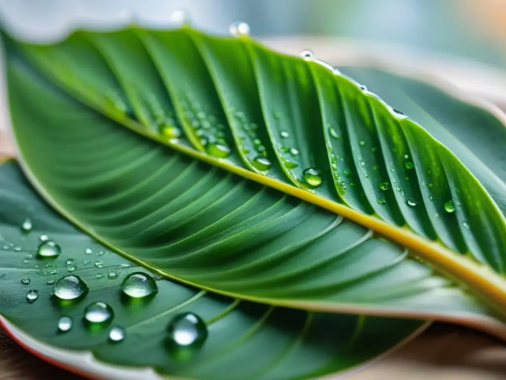 Detallado corte de hoja de sábila revela gel