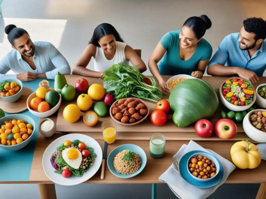 Celebrando la diversidad y la nutrición inclusión social en Uruguay en un ambiente cálido y acogedor