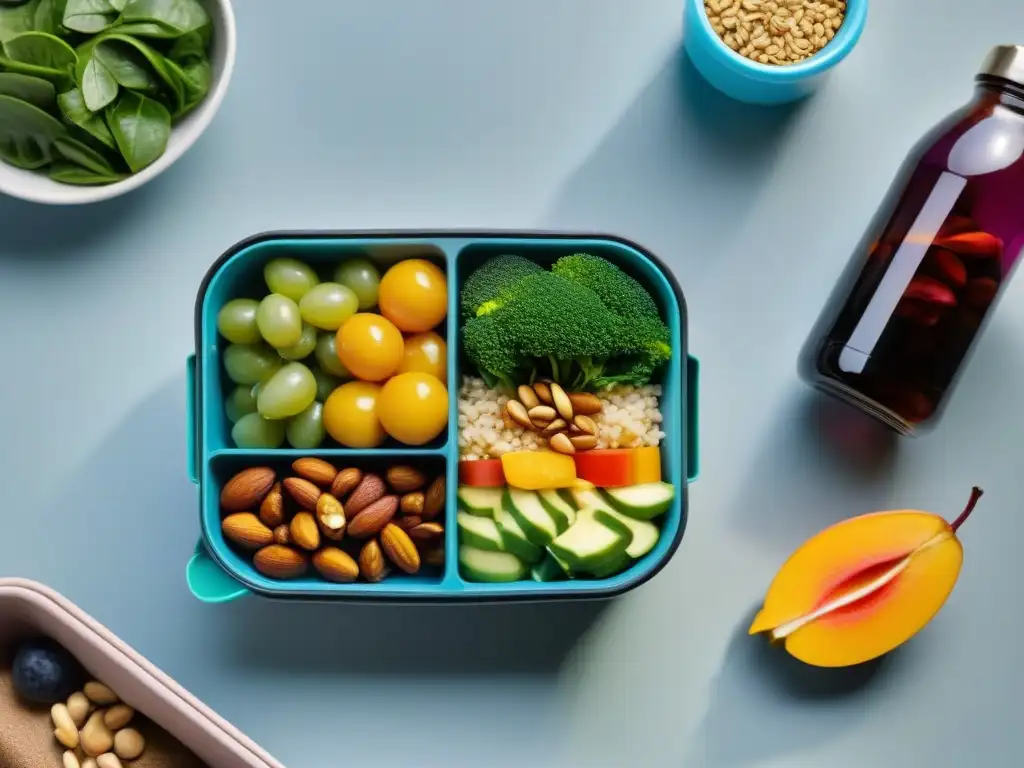 Un elegante bento con opciones de comida saludable para oficina en Uruguay