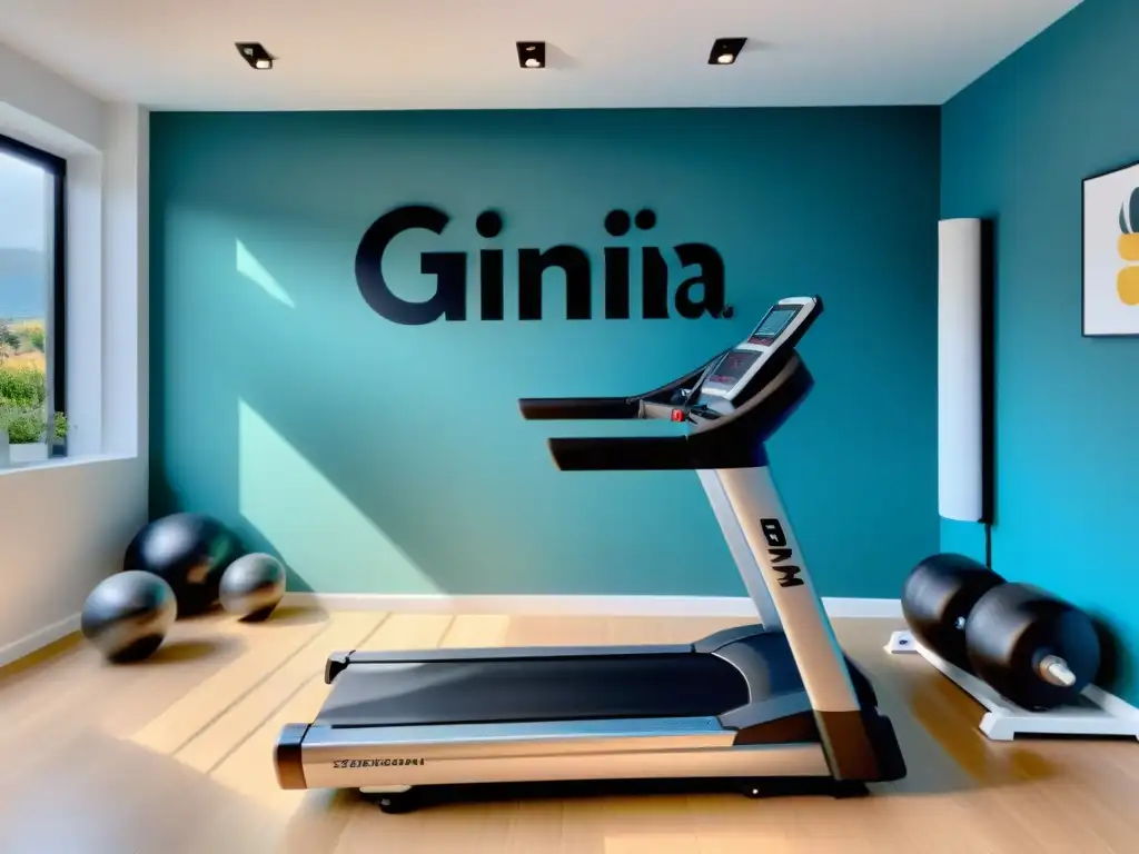 Equipos de alto rendimiento para gimnasio casero en Uruguay: moderna y motivadora configuración de gimnasio en casa