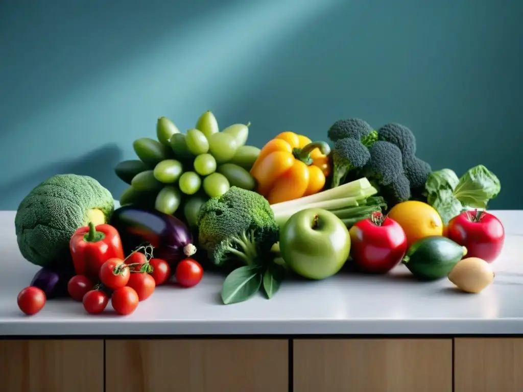 Una explosión de colores en una cocina moderna