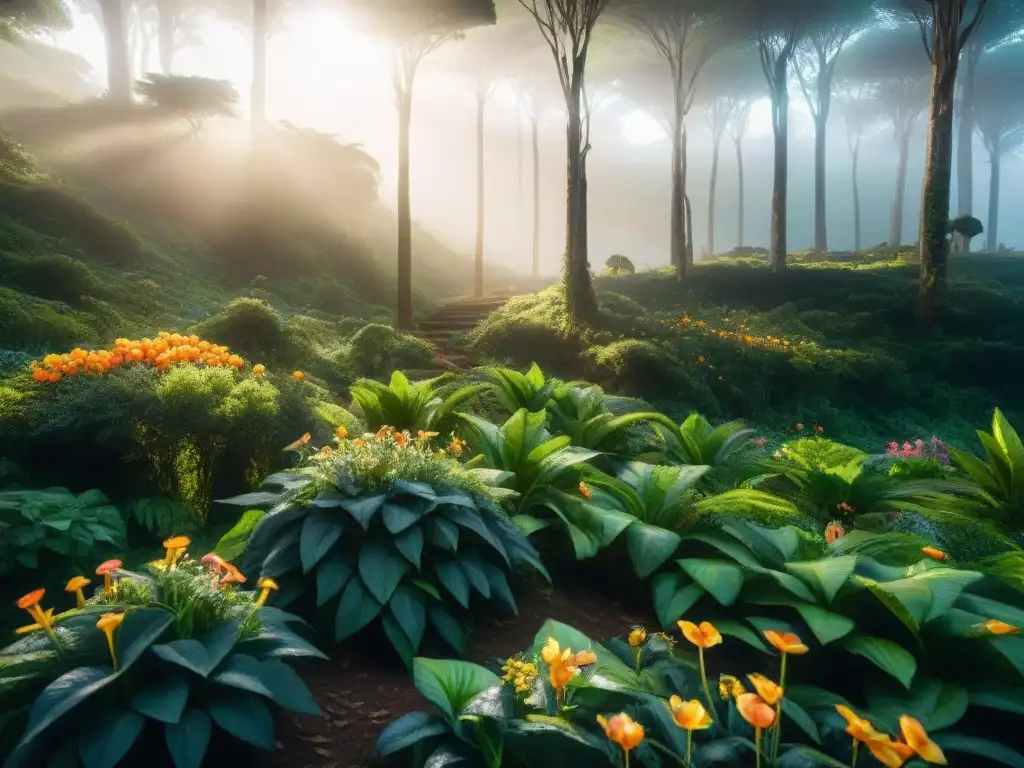 Exuberante y vibrante selva en Uruguay con productos belleza veganos Uruguay