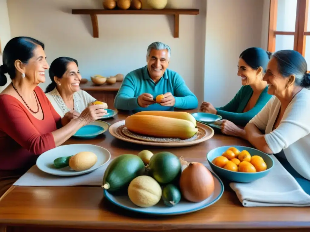 Celebración familiar con receta saludable ñoquis tradición Uruguay: unión, tradición y comida saludable