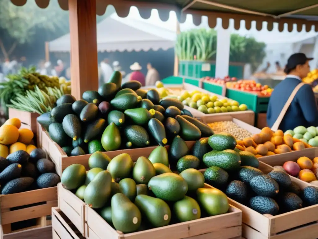 Una feria vibrante en Uruguay con frutas, verduras, nueces y semillas locales