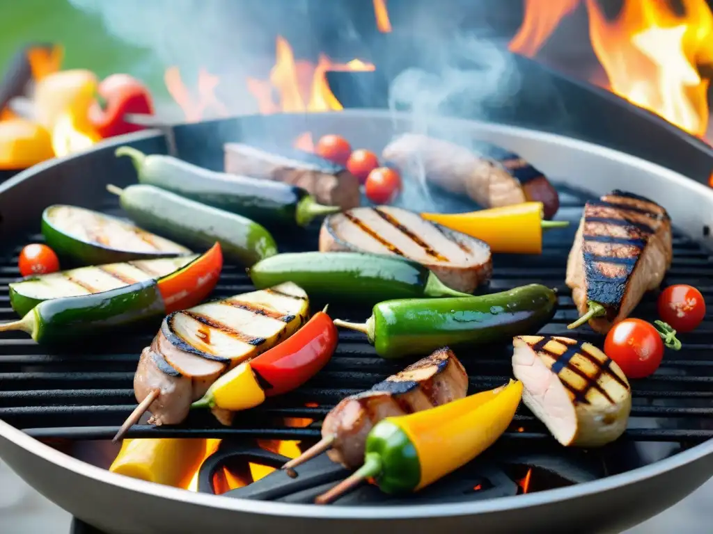 Un festín de colores y sabores en un asado saludable para parrilla en Uruguay