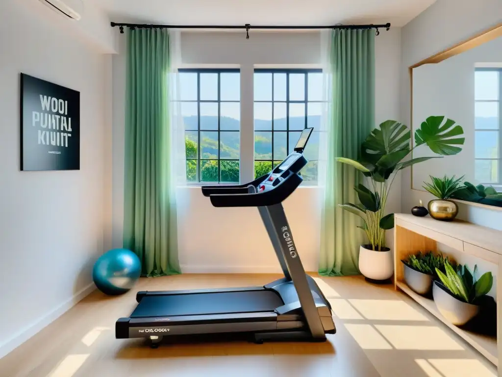 Monta tu gimnasio en casa con presupuesto limitado: espacio acogedor con equipamiento y motivación