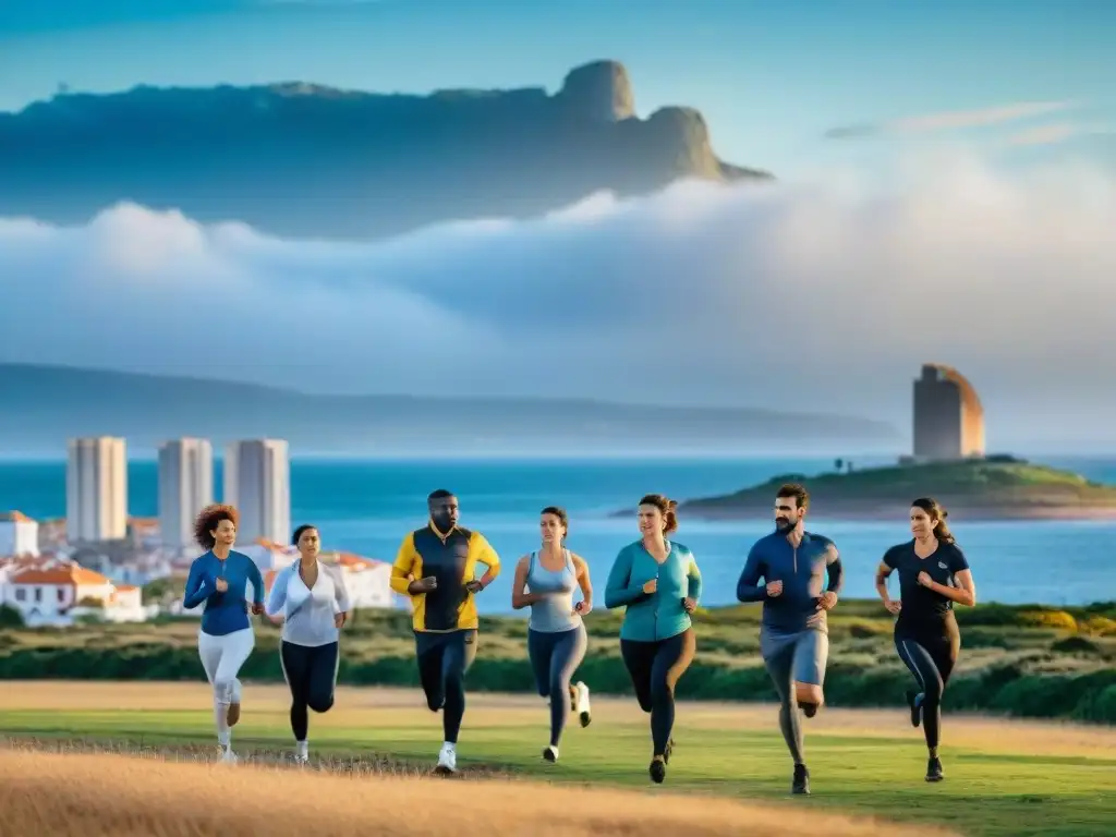 Grupo diverso en Uruguay disfrutando actividades saludables, reflejando estilo de vida para Seguro de salud estilo de vida Uruguay