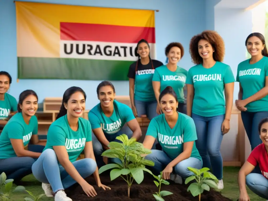 Un grupo diverso de voluntarios entusiastas se unen para transformar la educación en Uruguay