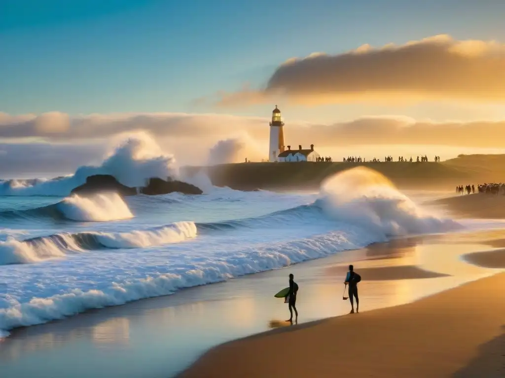 Un mágico atardecer de surf terapéutico en Punta del Diablo, Uruguay