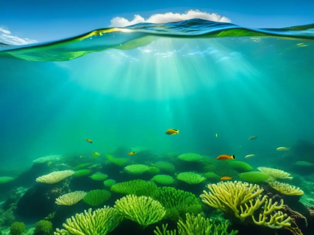 Maravillosa diversidad de algas en el Río de la Plata, Uruguay, mostrando sus beneficios y belleza submarina