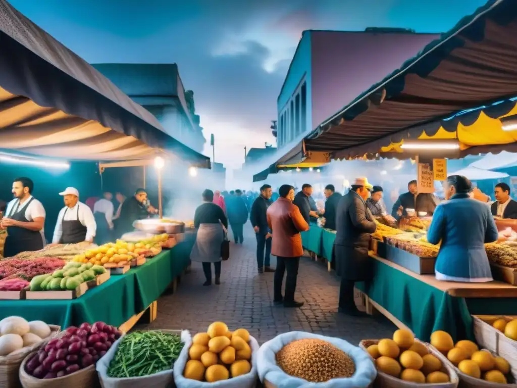 Un mercado gastronómico vibrante en Uruguay, con impacto de la cultura migrante y diversidad culinaria