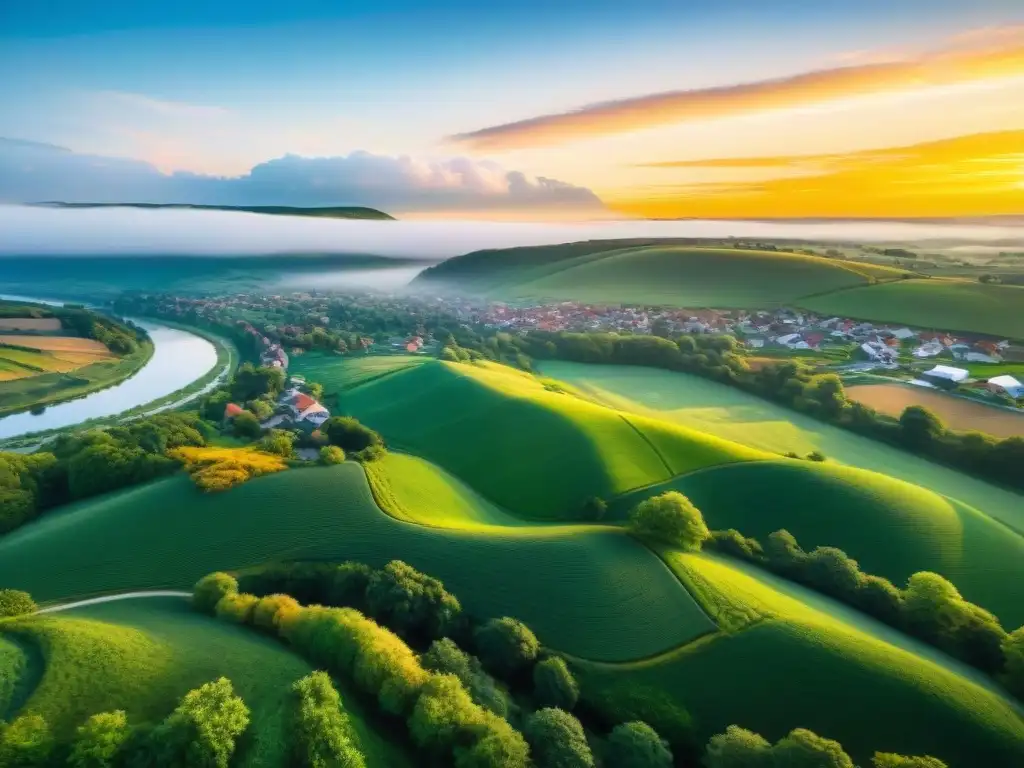 Un paisaje perfecto que fusiona lo rural y urbano en Uruguay, ideal para escapadas de fin de semana bienestar