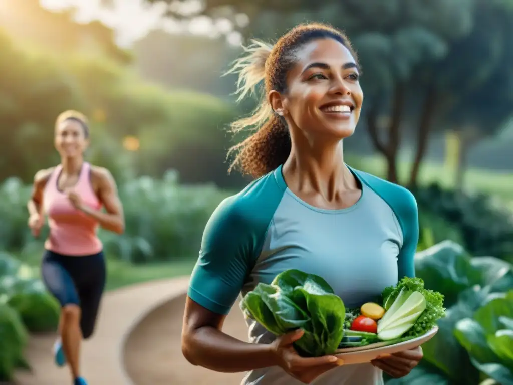 Personas felices disfrutando de estilos de vida saludables en Uruguay con dietas personalizadas y bienestar