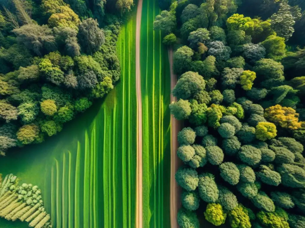 Productos ecoamigables en un bosque verde de Uruguay con guía de compras