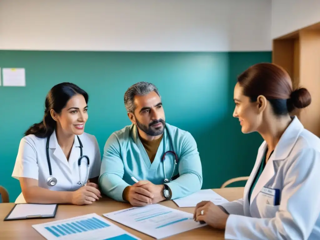 Profesionales de ONGs en Uruguay trabajando juntos para prevenir enfermedades crónicas