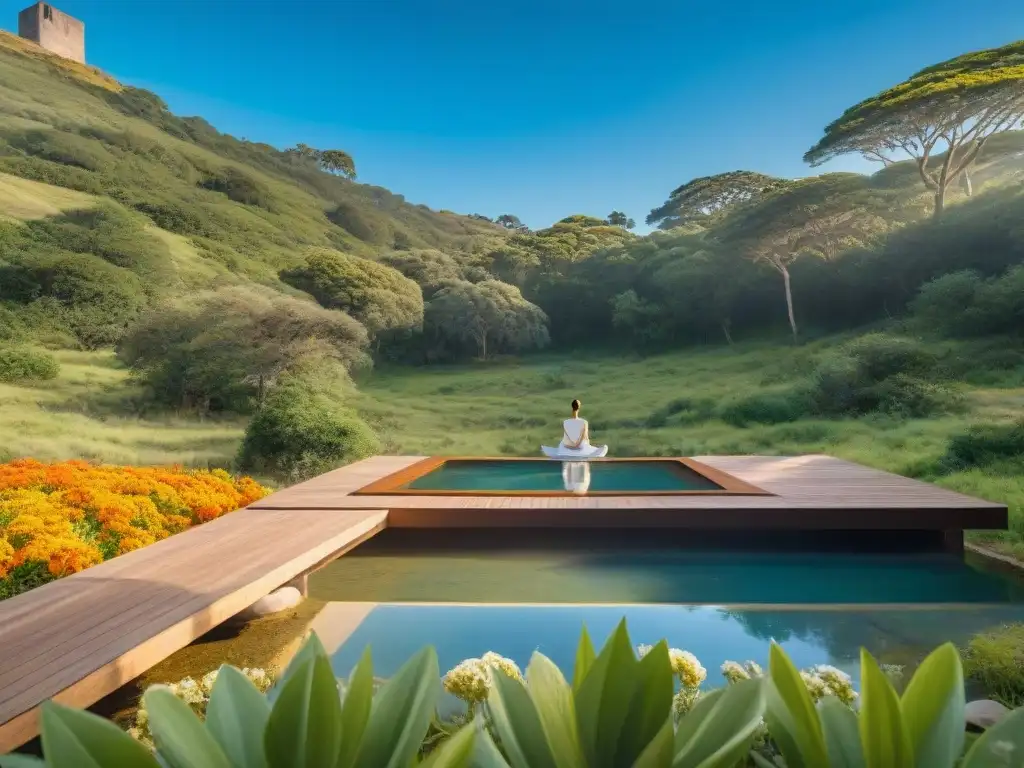 Un retiro espiritual en entornos uruguayos: Centro de yoga en las colinas, con naturaleza exuberante y serenidad