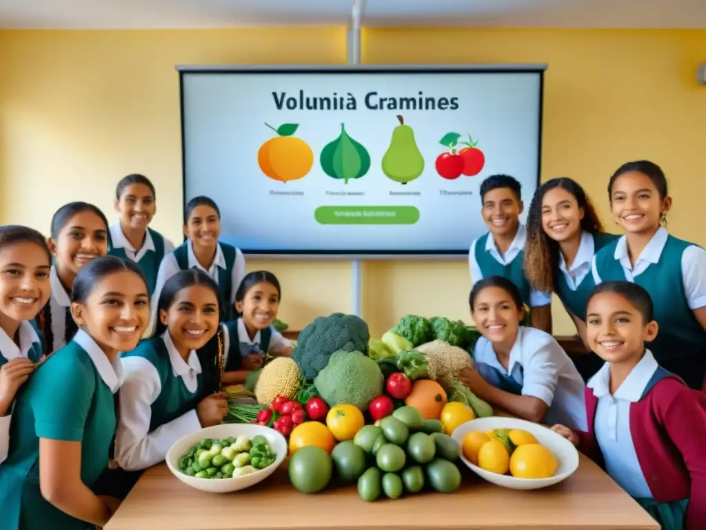 Un taller de nutrición integral en Uruguay: niños felices aprendiendo con frutas y verduras