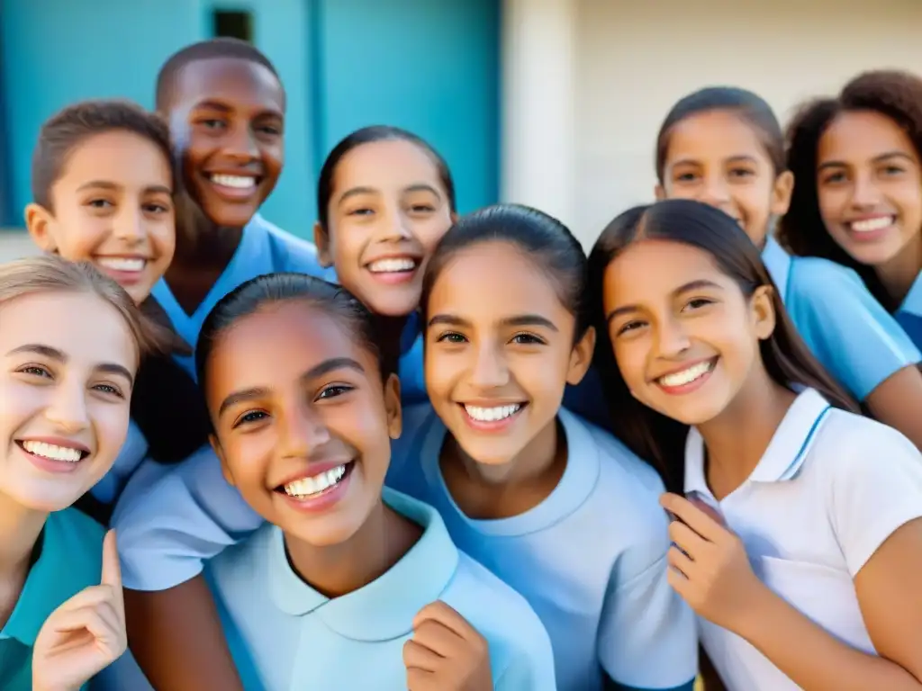 Unidos por sonrisas sanas: niños uruguayos muestran alegría tras programa de Salud Bucodental en Uruguay escuelas